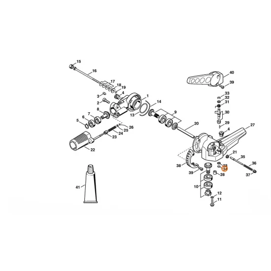 STIHL  Pierścień zabezpieczający 7x0,6 9452 621 0155